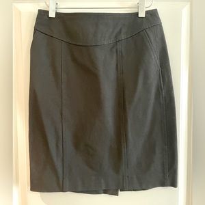 NWOT Banana Republic Black Cotton Blend Pencil Skirt size 0P